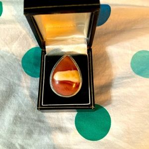 Teardrop Jasper Ring